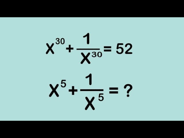 A Beautiful olympiad Algebra Question l advanced Maths l olympiad mathematics 