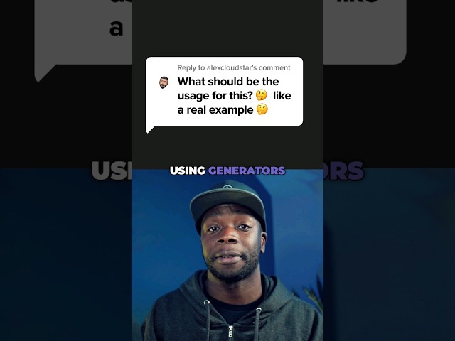 Use Case for Generators in JS #code #javascript #tips