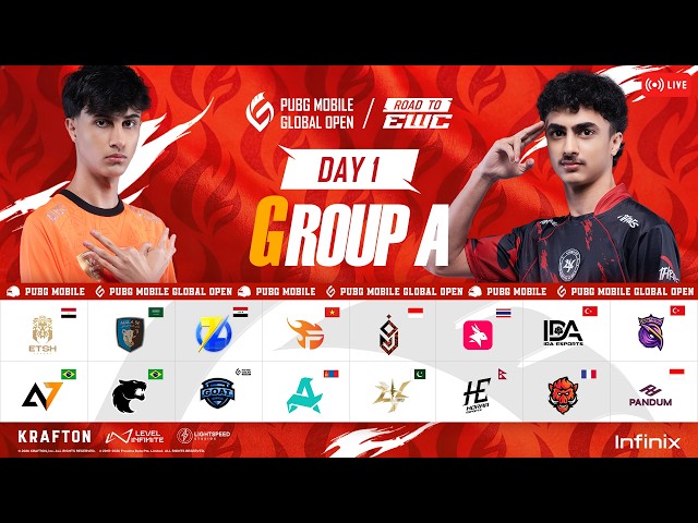 [URDU] 2026 PMGO S1 Main Event | Group A | PUBG MOBILE GLOBAL OPEN Season 1