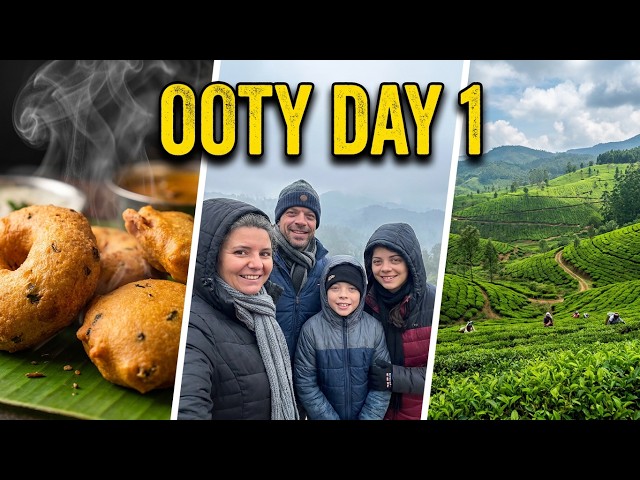 Freezing ooty our first day in the blue mountains Nilgiris street food South India