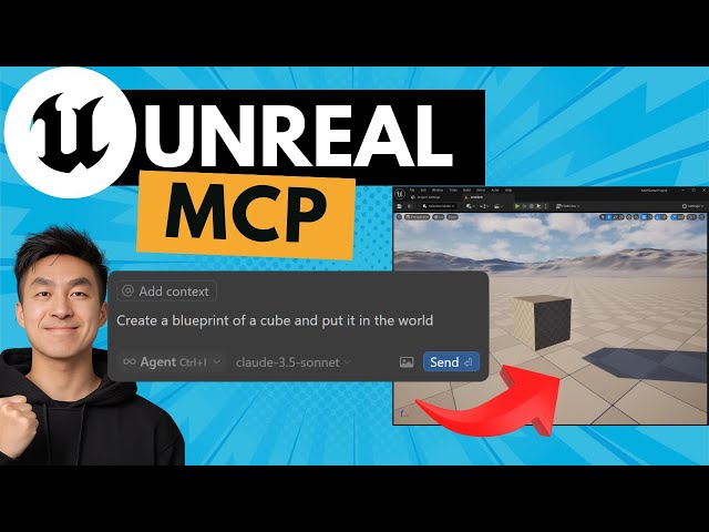 Vibe code in Unreal Engine 5 with this MCP | Blueprints+Scripting | Cursor, Windsurf, Claude Desktop