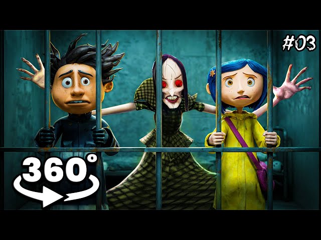 Coraline & Wybie’s Prison Break | Beldam Revenge #3 (Scary VR 360° Video)