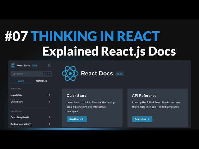 Thinking in React - Explained React.js Docs #07