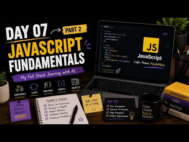 Day 07: JavaScript Fundamentals [Part 2] (AI Teaches Me Full Stack)