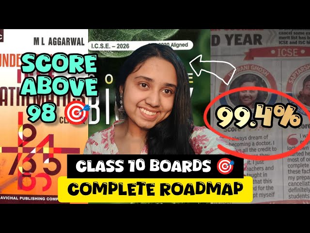 HOW TO START CLASS 10 🔥| ROADMAP FOR CLASS 10th 🎯| SCORE ABOVE 98% ✅