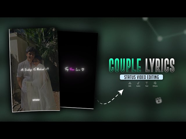 New Trending Couple Lyrics Status Video Editing | Alight Motion Tutorial 2026 | Couple Love Song