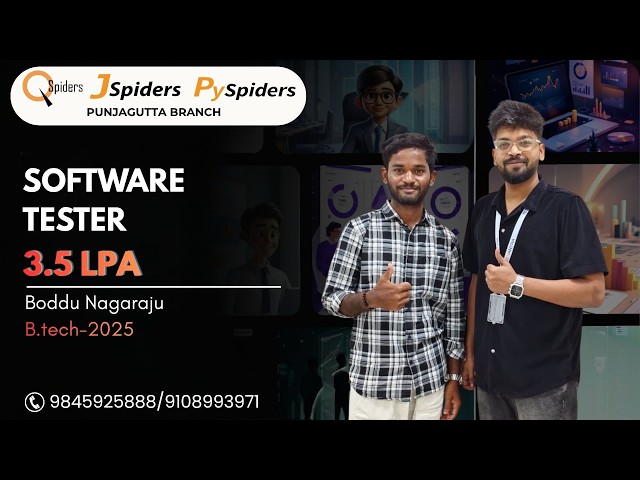 My Placement Journey at Qspiders | Hyderabad Punjagutta