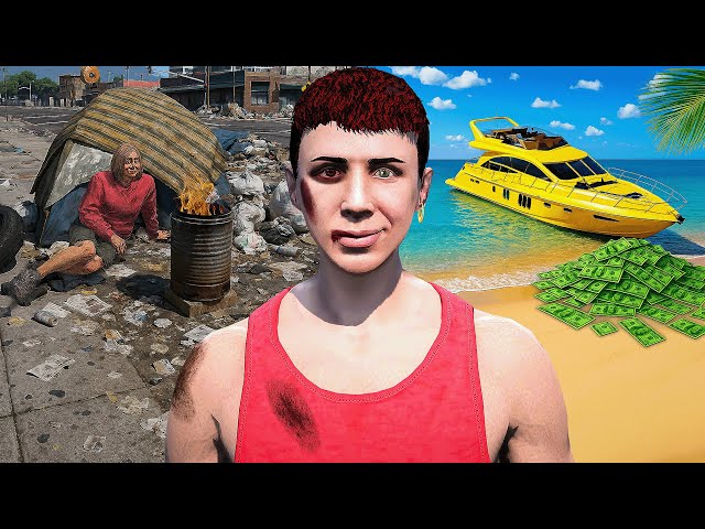 Homeless to Millionaire in GTA 5 RP (Full Movie)