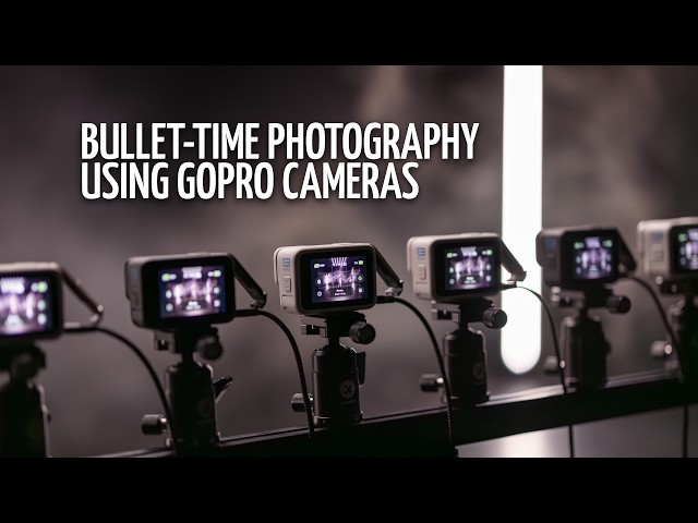 Multi-camera GoPro demo - connect 6 (or more!) - for bullet-time, photogrammetry, gaussian splat...