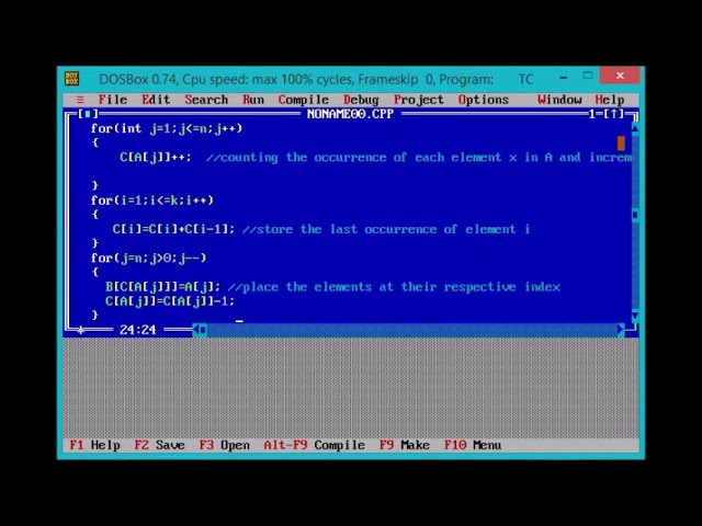 How to implement Counting Sort in C++