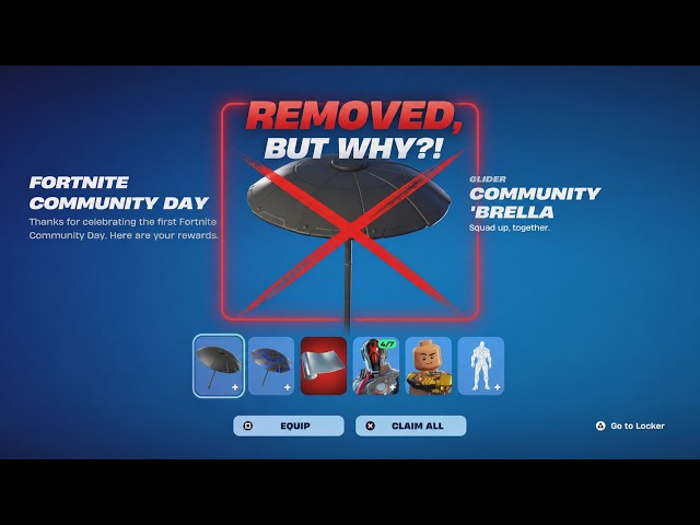 Fortnite Just REMOVED These FREE Rewards From Your Locker, But WHY?!