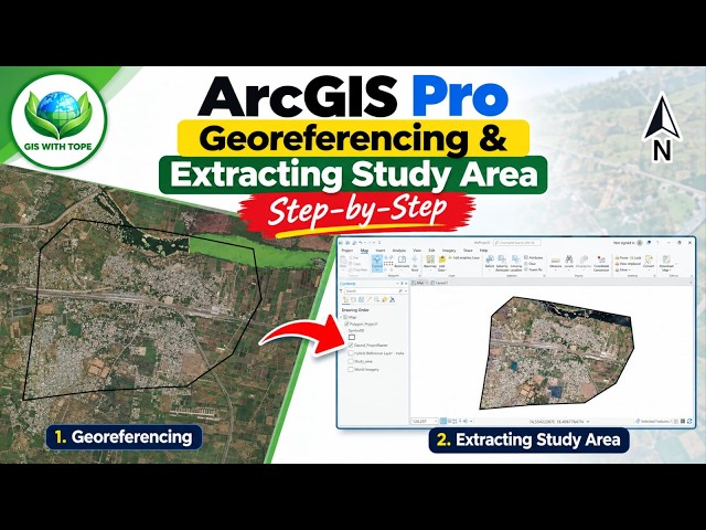 The Easiest Way to Georeference and Extract in ArcGIS Pro