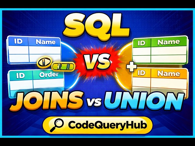 SQL Data Combining Tutorial | Joins, Union, All Concepts in One Video #sqltutorial #coding #sql