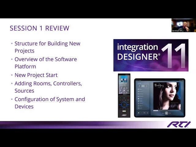 RTI Integration Designer 11 Single Room Programming Webinar Session 2 of 3