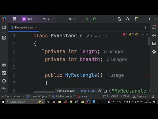 Abstract Class in Java – Part 2 | Coding Demo & Practical Example | OOP | S2P