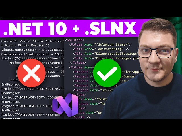 How I Upgraded to .NET 10 in Minutes + New .slnx Format