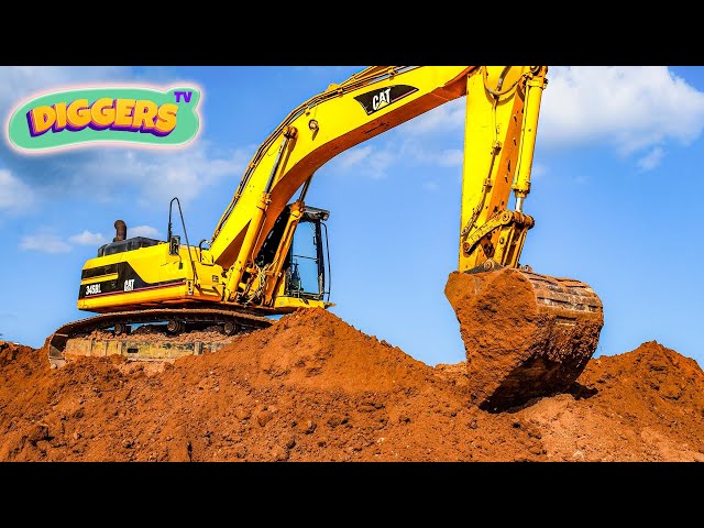 Ready, Set, Dig 🦺 Diggers For Kids, Diggers At Work