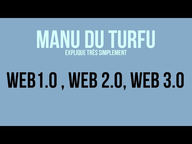 22 - Web 1.0 and Web 2.0 explained very simply, soon web 3.0
