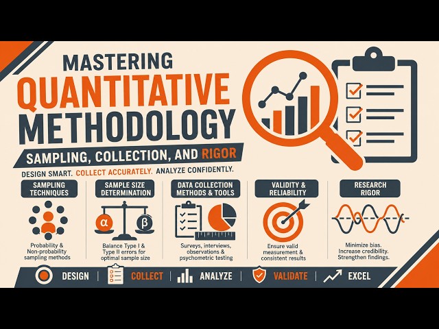 Mastering Quantitative Research: Sampling, Data Collection & Validity Explained