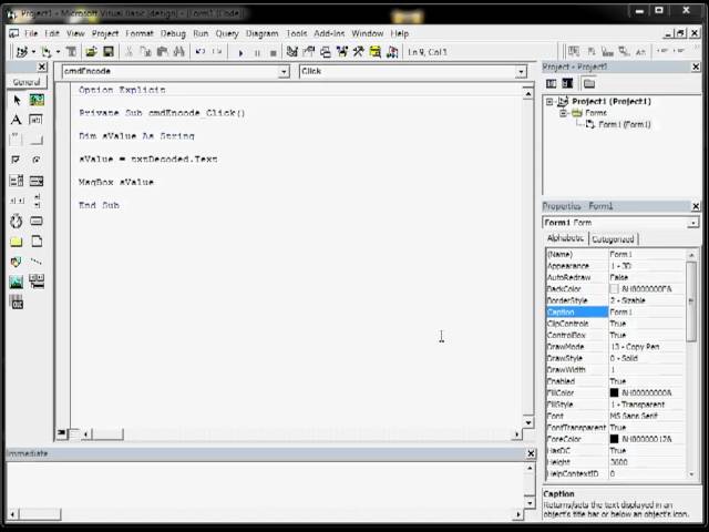 VB6 Tutorial 007 - Debugging and Stepping Through