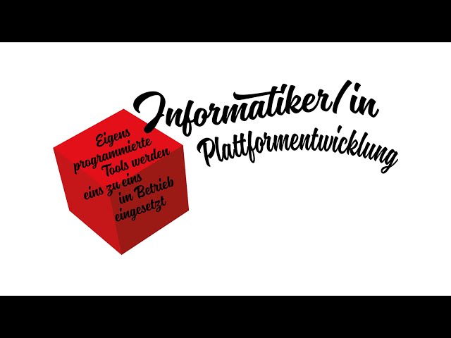 IT specialist (EFZ) specializing in platform development