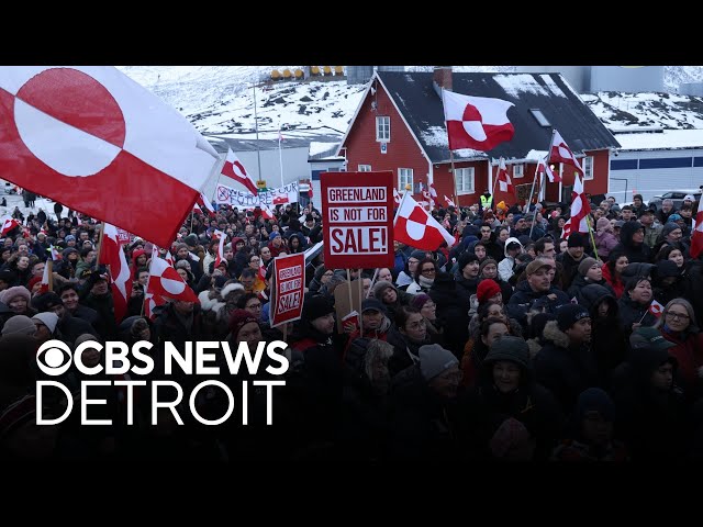 Demonstrators protest Trump's push to take control of Greenland
