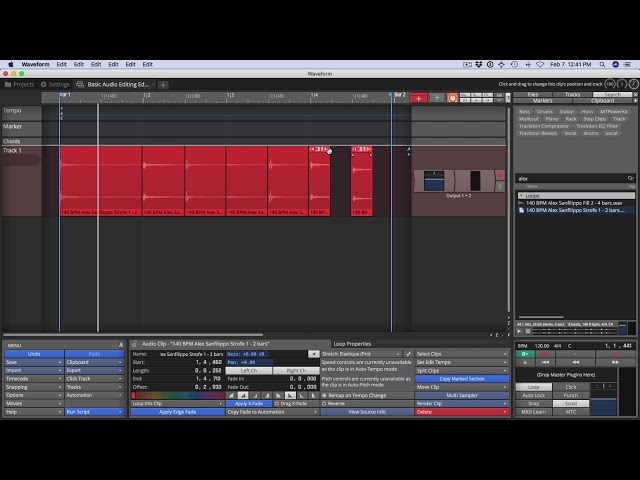 05 Waveform Quick Start - Basic Audio Editing