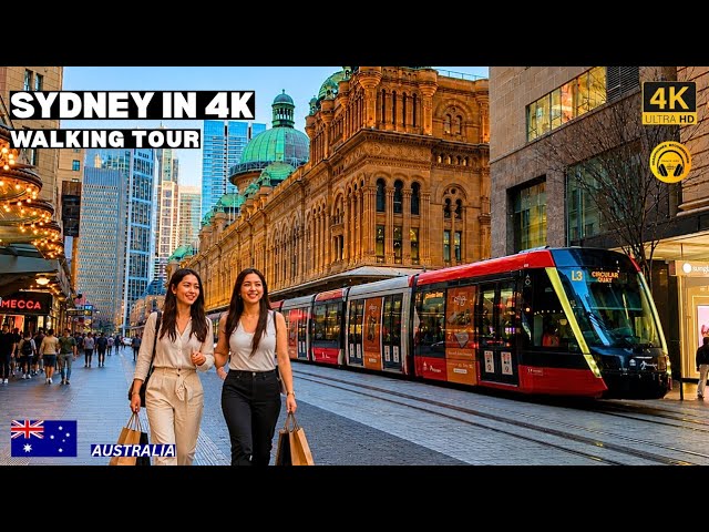 Sydney CBD Walk 🇦🇺 Opera House to Broadway via George Street | 4K Walking Tour