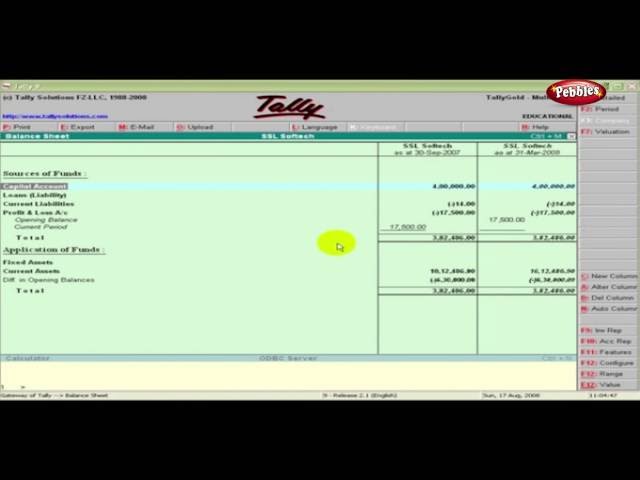 Learn Tally in English | Balance Sheet 2 | Tally erp 9 Full Tutorial