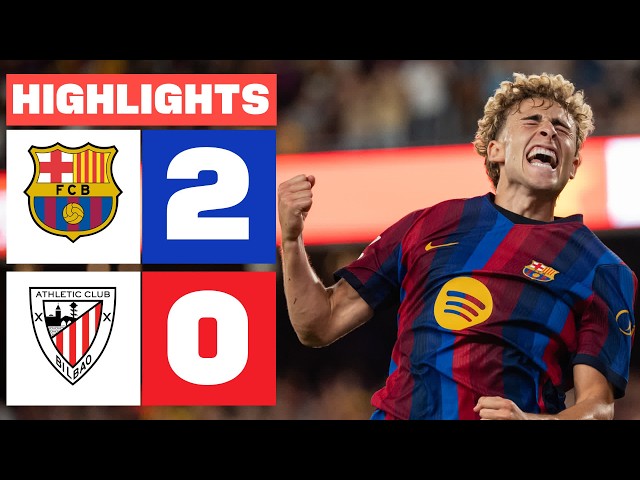 FC BARCELONA 2 - 0 ATHLETIC CLUB | RESUMEN LALIGA EA SPORTS