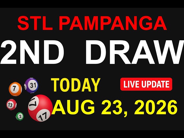 STL Pampanga 2nd  Draw Results - AUG 23, 2026  (LIVE UPDATE)