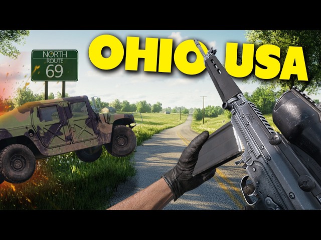 Surviving AWESOME NEW USA OHIO DayZ Map!