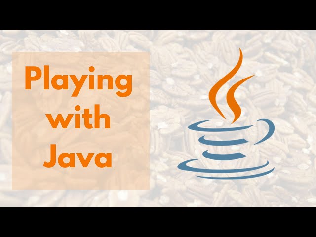 Playing with Java Programming Language