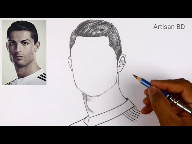 World Famous Artist Shares CRISTIANO RONALDO Pencil Sketch Secrets!