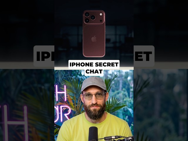 iPhone reveals hidden chat in Notes app for real-time private #iPhone #iPhoneTips #TechHacks