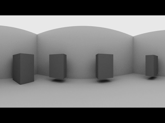 3D VR 360 degree in MAYA 2018