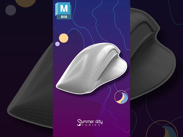 Maya Tutorial - 3D Modeling Complex Curves Made Simple