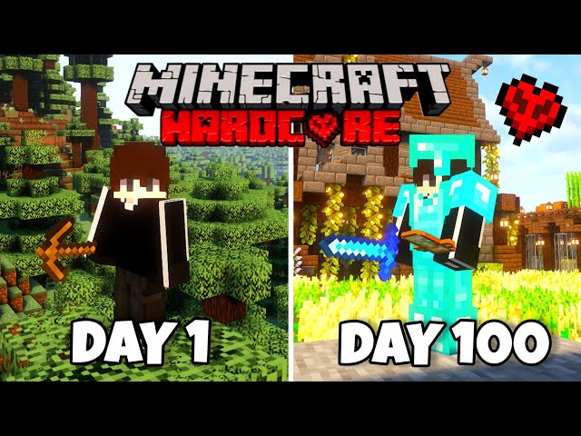 I Survived 100 Days in Minecraft Hardcore… Here’s What Happened