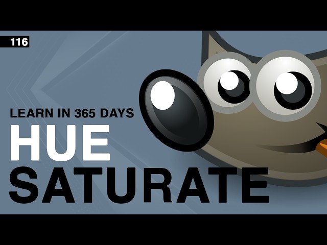 How to Adjust Hue and Saturation in Gimp