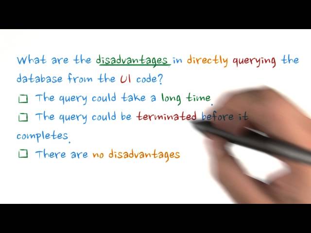 Disadvantages Quiz - Developing Android Apps