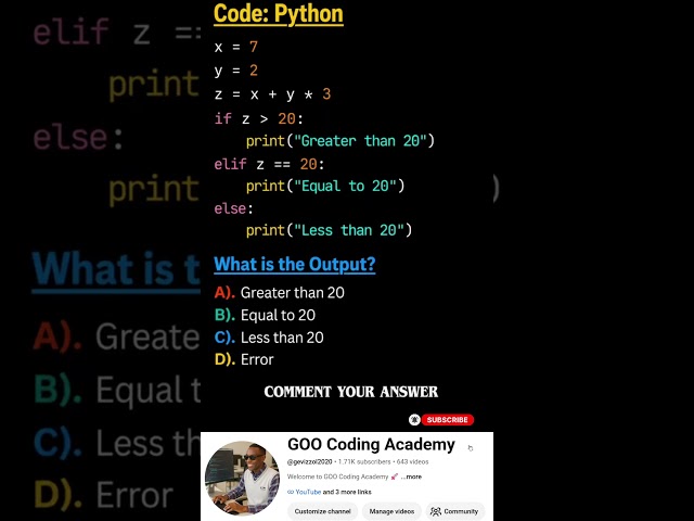 Can You Predict This Python Output? | Only 1 Answer Is Correct! 🔥