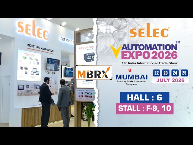 Patented Micro-Modular PLC: Experience Selec MiBRX at Automation Expo 2026 (Hall 9, Stall F-9 & 10)