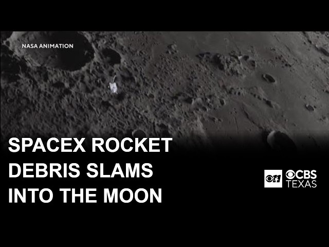 SpaceX rocket debris slams into moon, giving scientists rare research chance