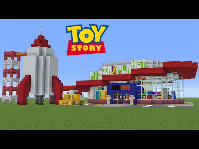 How To Build Pizza Planet In Minecraft 🍕🚀 | Toy Story
