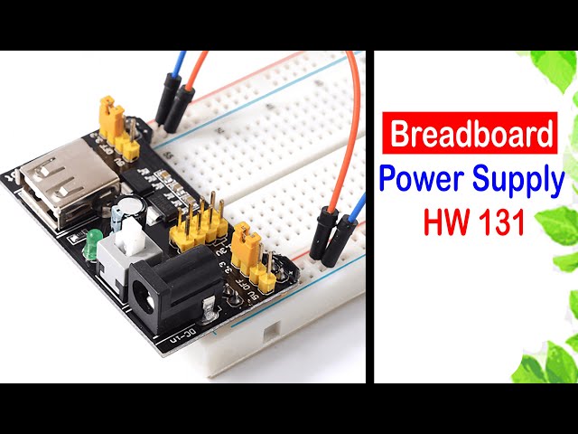 Mini Power Supply Module HW 131 || How to use a breadboard power supply module