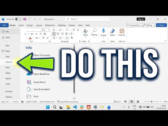 5. Intro to MS Office And MS Word All The Things You Need To Know Part 1 || Introduction & File Tab
