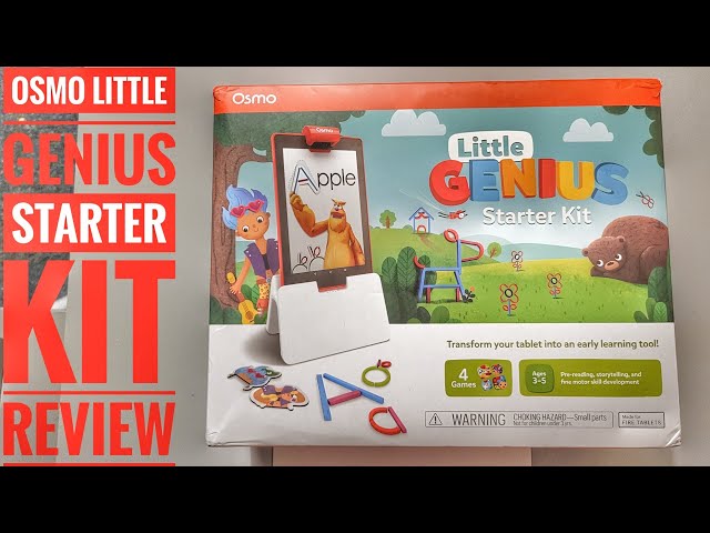 Osmo Little Genius Starter Kit Fire Tablet Educational Learning Games & Creativity Review #osmo