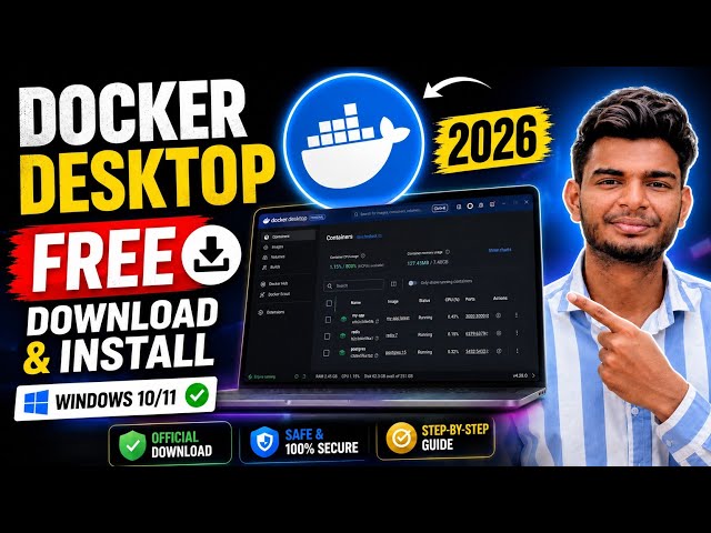 Docker Desktop Download & Install on Windows 11 (2026) | Complete Setup Guide