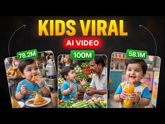 VIRAL Ai Baby Video Kaise Banaye | Make VIRAL Kids AI Video FREE