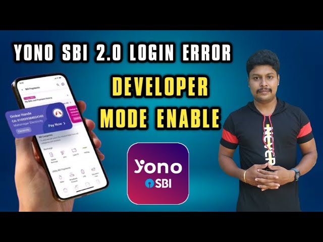 Yono SBI 2.O Login Error Solve in Tamil | Developer Mode Enabled Error Solved in Yono SBI 2.O
